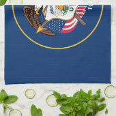 Linge De Cuisine Utah : l'État de la ruche Drapeau américain, Indus (Plié)