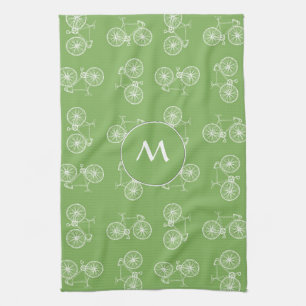 Linge De Cuisine Va à vélo le motif sans couture