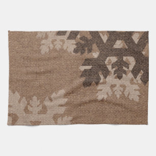 Linge De Cuisine Vacances chics de toile de jute élégante rustiqu