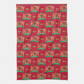 Linge De Cuisine Vacances de Noël | Joie au Motif des écureuils (Vertical)