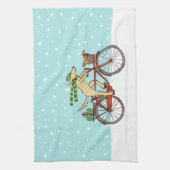 Linge De Cuisine Vacances d'hiver de recyclage de chien et (Vertical)