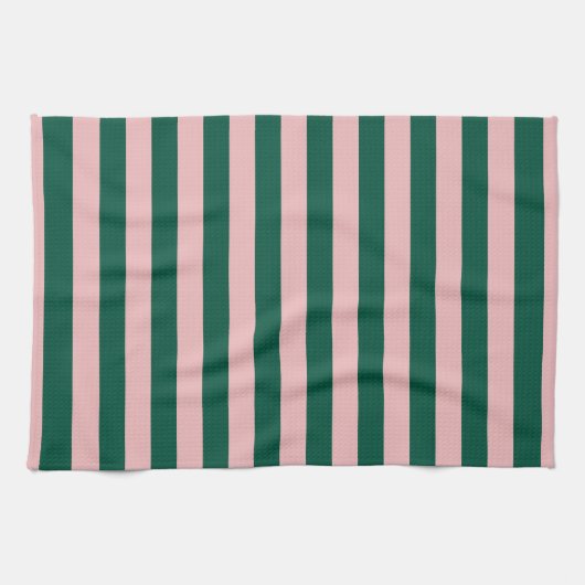 Linge De Cuisine Vacances Gratuit Vert & Rose (Horizontal)