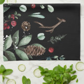 Linge De Cuisine Vacances hivernales (Plié)