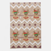 Linge De Cuisine Vacances Noël Reindeer (Vertical)