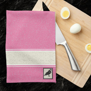 Linge De Cuisine Vacances roses et ivoiriennes du Corbeau gothique