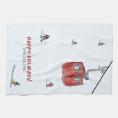 Linge De Cuisine Vacances ski (Horizontal)