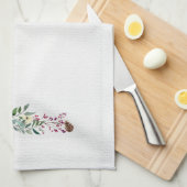 Linge De Cuisine Vacances Vacances Fox d'hiver Frame Noël (Quart Plié)