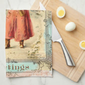 Linge De Cuisine Vacances victoriennes (Quart Plié)