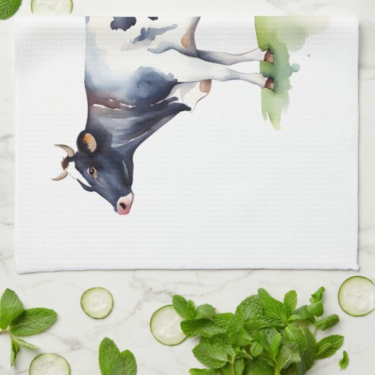 Linge De Cuisine Vache (Plié)