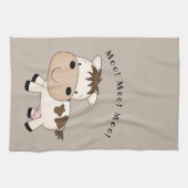Linge De Cuisine Vache animée mignonne (Horizontal)