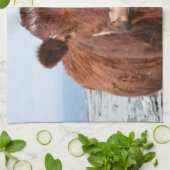 Linge De Cuisine Vache Brown (Plié)