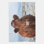 Linge De Cuisine Vache Brown (Vertical)