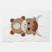 Linge De Cuisine Vache Brown mignonne (Horizontal)