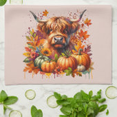 Linge De Cuisine Vache d'action de grâces (Plié)