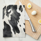 Linge De Cuisine Vache de ferme occidentale (Quart Plié)