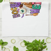 Linge De Cuisine Vache de Halloween génisse Hocus Pocus (Plié)