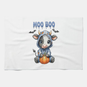 Linge De Cuisine Vache de Halloween Moo Boo