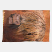 Linge De Cuisine Vache de Highland (Horizontal)