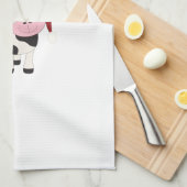 Linge De Cuisine vache de Noël (Quart Plié)