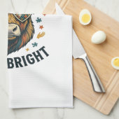 Linge De Cuisine Vache de sensibilisation à l'autisme Gravure vinta (Quart Plié)