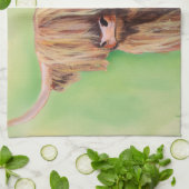 Linge De Cuisine Vache des montagnes (Plié)