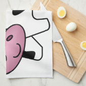 Linge De Cuisine Vache heureuse (Quart Plié)