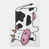 Linge De Cuisine Vache heureuse (Vertical)