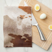 Linge De Cuisine Vache Kaleidoscope Cachée Motif (Quart Plié)