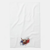 Linge De Cuisine Vache longhorne du Texas (Vertical)