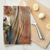 LINGE DE CUISINE VACHE MIGNONNE (Quart Plié)