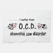 Linge De Cuisine Vache OCD (Horizontal)