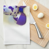 Linge De Cuisine Vache pourpre (Quart Plié)