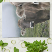 Linge De Cuisine Vaches alpines (Plié)