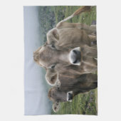 Linge De Cuisine Vaches alpines (Vertical)