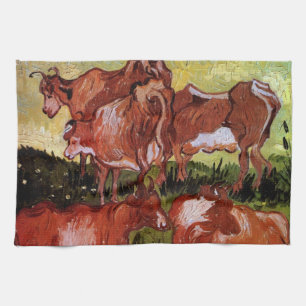 Linge De Cuisine Vaches (d'après Jordaens) par Vincent van Gogh