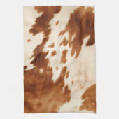 Linge De Cuisine Vachette à crème Brown occidentale (Vertical)