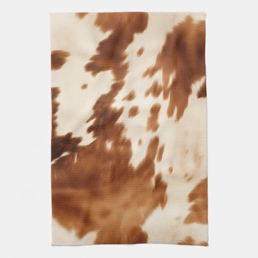 Linge De Cuisine Vachette à crème Brown occidentale (Vertical)