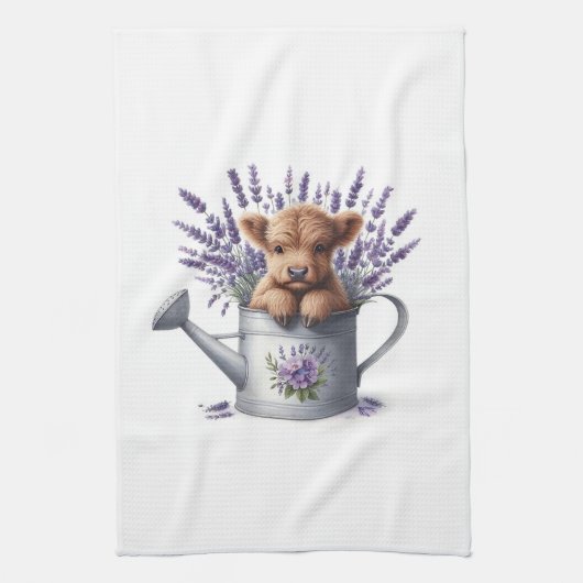 Linge De Cuisine Vachette de ferme d'été bébé (Vertical)