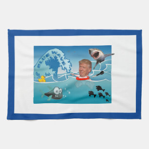 Linge De Cuisine Vague bleue/anti atout,