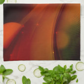 Linge De Cuisine Vague d'incendie (Plié)