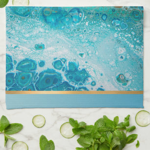 Linge De Cuisine Vague écrasante