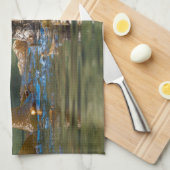 Linge De Cuisine Vague Louter de mer (Quart Plié)