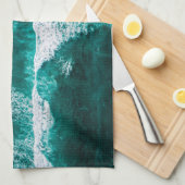 Linge De Cuisine Vagues (Quart Plié)