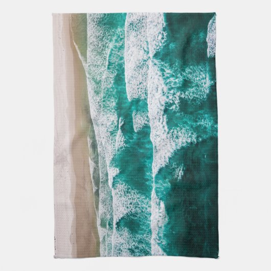 Linge De Cuisine Vagues (Vertical)