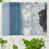 Linge De Cuisine Vagues À Maui, Hawaii Paysage Photographie (Plié)