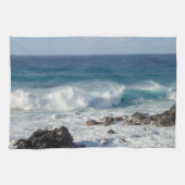 Linge De Cuisine Vagues À Maui, Hawaii Paysage Photographie (Horizontal)