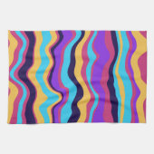 Linge De Cuisine Vagues Abstraites (Horizontal)