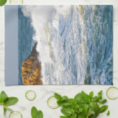 Linge De Cuisine Vagues de mer (Plié)