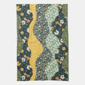 Linge De Cuisine Vagues de prairie (Vertical)