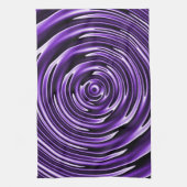 Linge De Cuisine Vagues pourpres (Vertical)